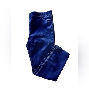 St. John’s Bay Dark Denim Skinny Leg Stretch Jeans Women’s Size 14P | Comfy